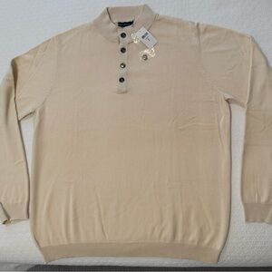 Paul Fredrick Light Tan Sweater